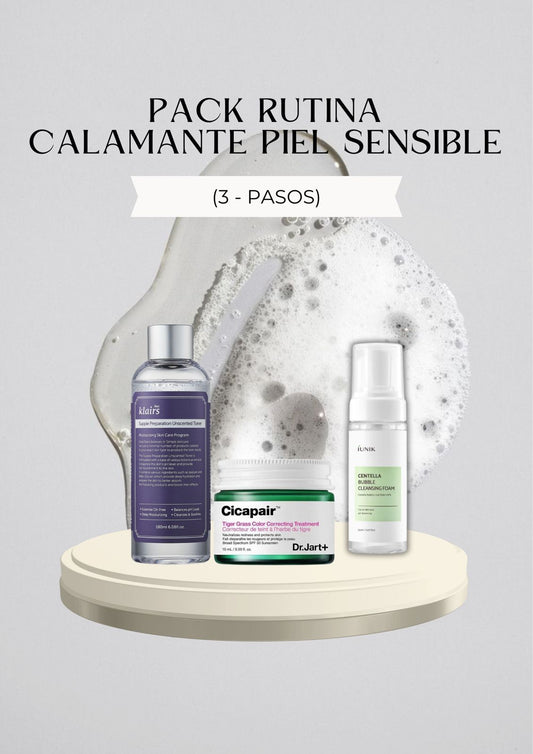 Pack Rutina Calamante Piel Sensible (3 pasos)