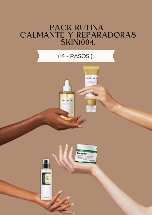Pack Rutina Calmante y Reparadoras Skin1004. (4 pasos)